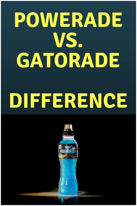 Powerade vs. Gatorade: Difference | Gatorade, Sports drink, Health