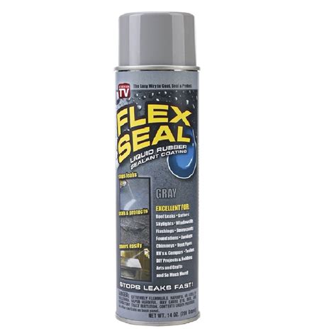 Flex Seal US473SL20 As Seen on TV Liquid Rubber Sealant Spray, Silver ...