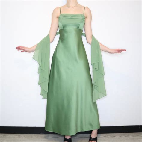 Matcha Green Prom Dress - Imber Vintage