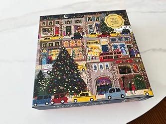 Amazon Galison Winter Lights Foil Puzzle Pieces Holiday