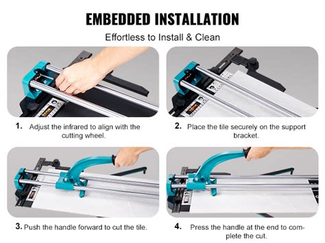 VEVOR Cortador Manual De Azulejos 48 Pulgadas Cortador De Azulejos De