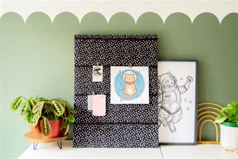 DIY Bulletin Board For Your Wall in Ten Minutes - DIY Candy