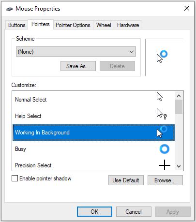 How To Customize Your Mouse Pointer In Windows 10 My Microsoft Office