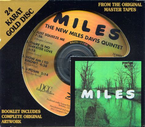 The New Miles Davis Quintet Miles 1995 24 Karat Gold Disc Cd