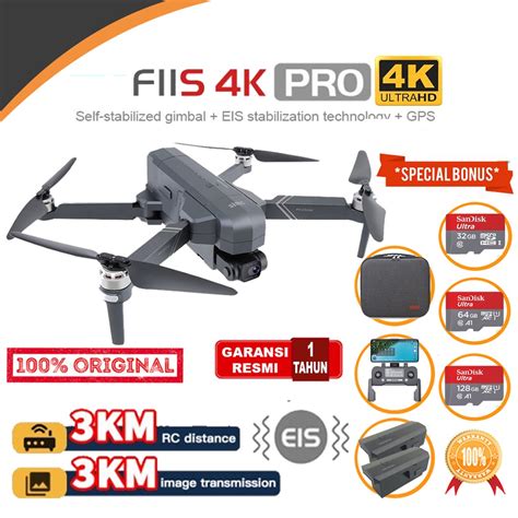 Jual DRONE SJRC F7S 4K PRO GPS 3KM 3 AXIS WIFI 5G EIS SENSOR ANTI