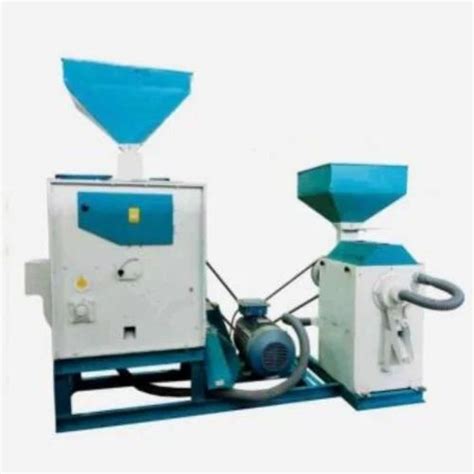 Semi Automatic Rice Mill Paddy Dehuskar With Polisher Three Phase At