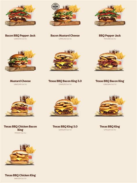 Burger King Menu Prices South Africa