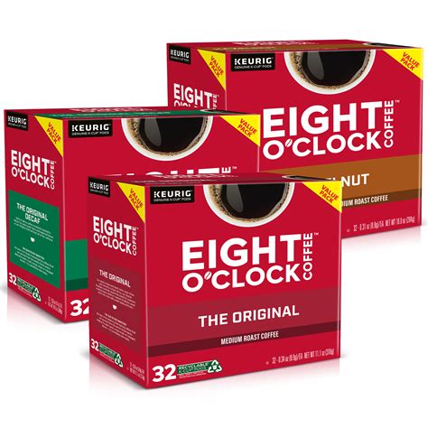 32 Ct K Cup® Pods Variety 3 Pack Eight Oclock Coffee