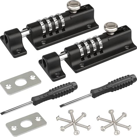 Spopal Combination Locking Bolt Pack Burglar Proof Security Door