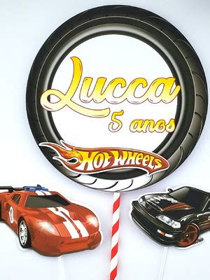 Arquivo De Corte Topo De Bolo Hot Wheels Elo