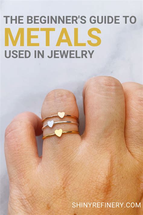 The Beginner S Guide To Precious Metals Used In Jewelry Jewelry Making