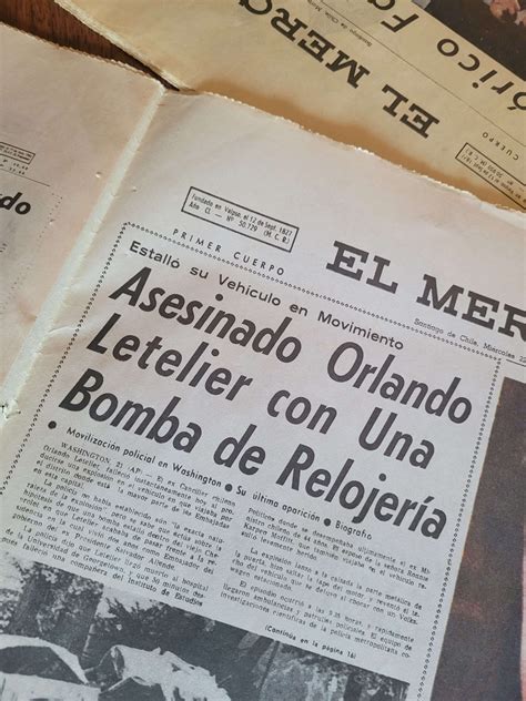 Pack de portadas históricas de El Mercurio Páginas con Historia