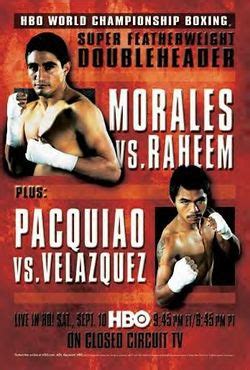 Manny Pacquiao vs. Hector Velazquez - BoxRec