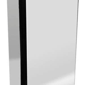 Lixeira Inox Quadrada Aro Em Inox 36 Litros Leroy Merlin