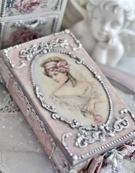 Pin On Repurposed Books In 2024 Shabby Chic Crafts Decoupage Box