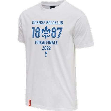 Odense Boldklub Pokalfinale 2022 T Shirt Weiss Unisportstore De