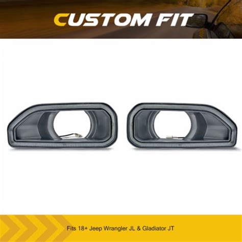 American Modified Led Fog Light Covers For Jeep Wrangler