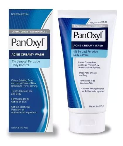 Panoxyl Limpiador Facial Para Acné Peróxido De Benzoílo 4 MercadoLibre