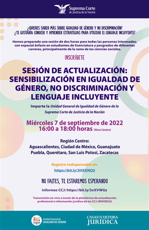 Sesión De Actualización Sensibilización En Igualdad De Género No