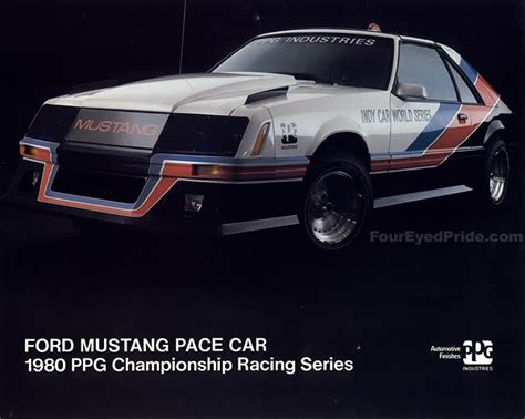 Ford Mustang – 1980 PPG Pace Car – PPG Pace Cars