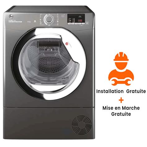 Sèche Linge Hoover 10 Kg Silver Hlec10dcer 80 Spacenet