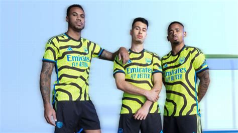 Arsenal unveil ‘shock-yellow’ men’s away kit for 2023-24 | The Game ...