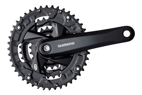 Pedivela Shimano Altus FC M371 44 32 22d 9v Preto Pedivela De