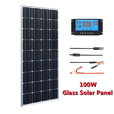 Panel Solar monocristalino de 100 W módulo PV y 100 vatios de 12