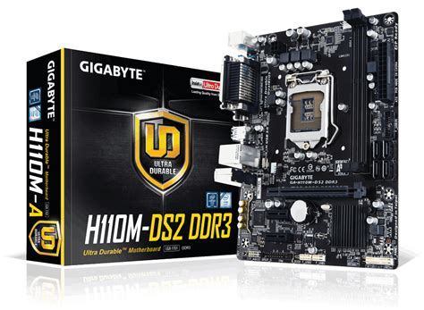 Gigabyte H110m Ds2 Chipset Lga1151 Ddr3 Skylake Micro Atx Desktop Motherboard Wootware