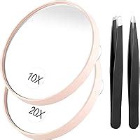 X X Magnifying Mirror Set Two Round Circle Magnifying Make Up