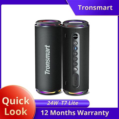 Tronsmart Altavoz Bluetooth T7 Lite reproductor de música portátil con