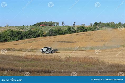 Field Harvest stock photo. Image of farming, equipment - 34450760