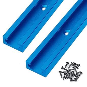 Hottarget Aluminum Inch T Track With Wood Screwsdouble Cut Profile