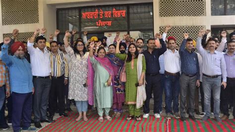 Punjab Excise Department Staff Observes Pen Down Strike Hindustan Times