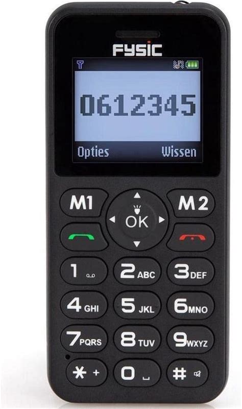 Fysic Mobiele Telefoon Gsm Voor Senioren Grote Toetsen Bol