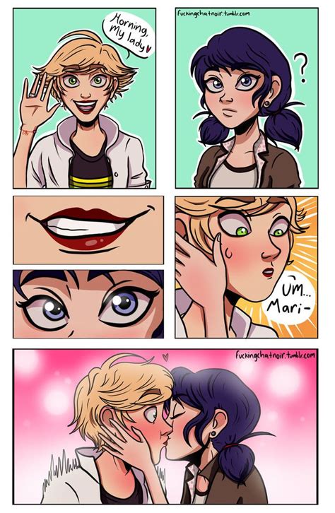 Lipstickadrien Comic Part 12 By Urbangurl123 Miraculous Ladybug Kiss Miraculous Ladybug