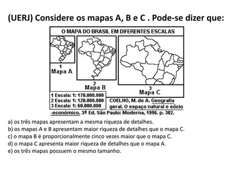 Escala Geografica X Cartografica Aula 3 Ppt