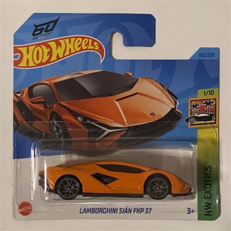 2023 HOT WHEELS Lamborghini Sian FKP 37 1 10 HW Exotics 163 250 Orange