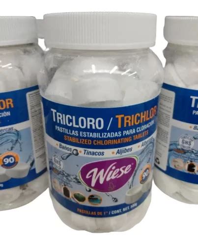 Pastillas Desinfectantes Tri Cloro Wiese 500 Gramos