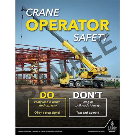 Crane Safety Posters Safety Posters Crane Safety Workplace Safety The