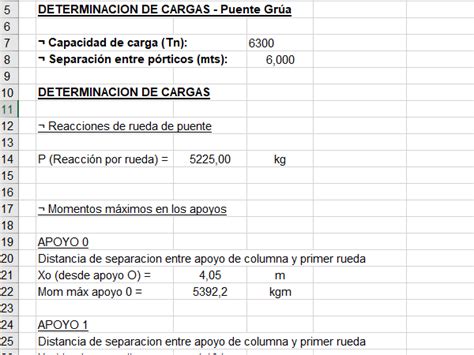 Planillas De Calculo Xls Ingenieria Cad