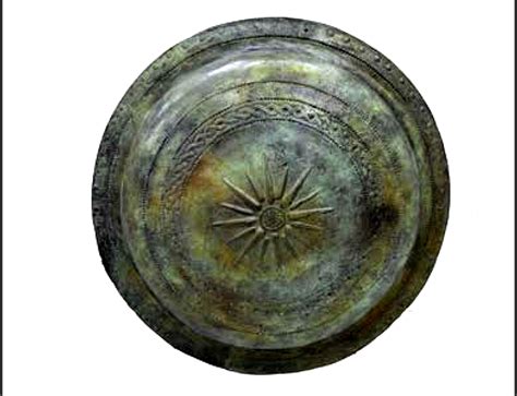 Battered Orc Shield Greek Shield Macedonian Shield Ancient Greek Art