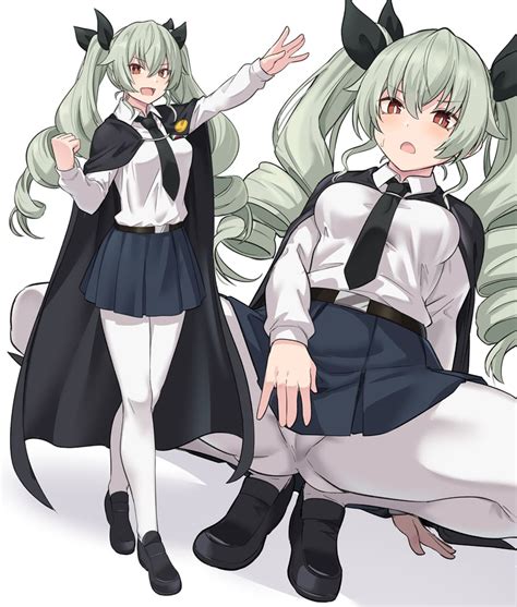 Anchovy Girls Und Panzer Drawn By Shisekihirame Danbooru