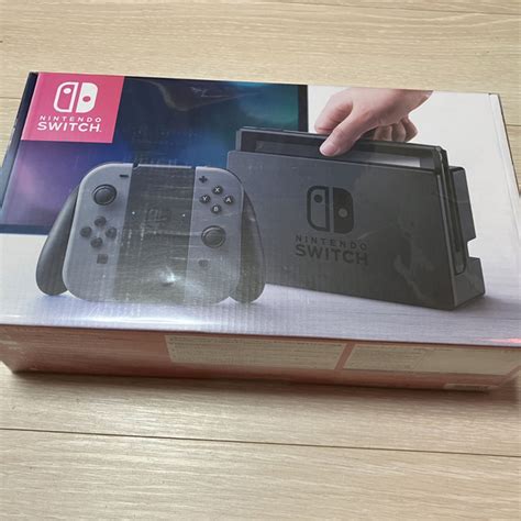 Nintendo Switch 【新品未開封】nintendoswitch グレー 初期型 店舗印なしの通販 By Yonemoto