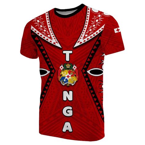 AIO Pride Tonga T Shirt Ngatu Coat Of Arms AIO Pride