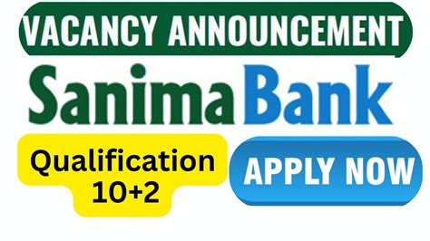 Sanima Bank Vacancy How To Apply Sanima Bank Vacancy Trainee