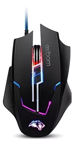 Mouse Gamer Para Jogo 3 200 Dpi Óptico Led Rgb Usb Exbom MercadoLivre