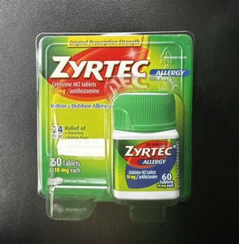 Zyrtec 10mg Allergy Relief Tablets 60 Count Philippines Ubuy