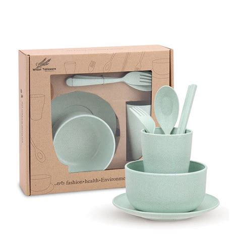 Jual Serbagrosirmurah Alat Makan Set Jerami In Wheat Straw Cutlery