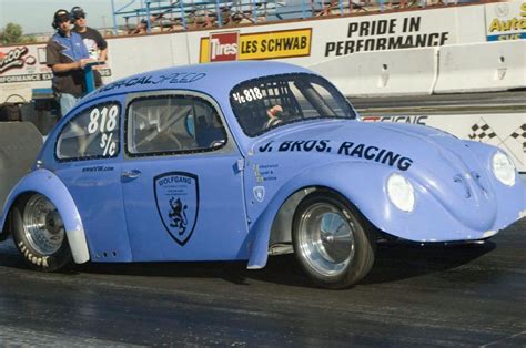 1956 Volkswagen Beetle Sedan Garrett GT3076R Turbo 1/4 mile Drag Racing ...